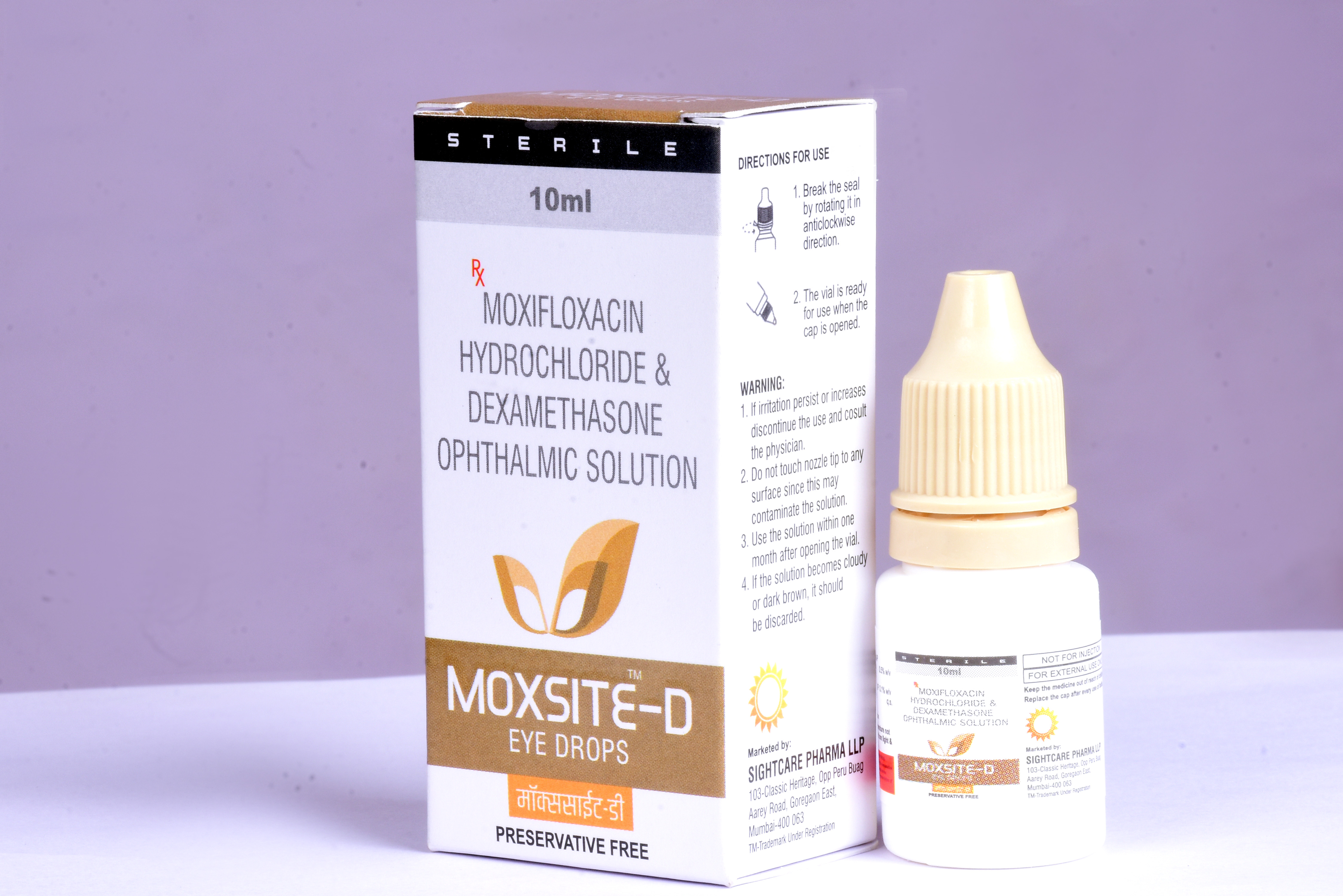 Moxsite D eye drop