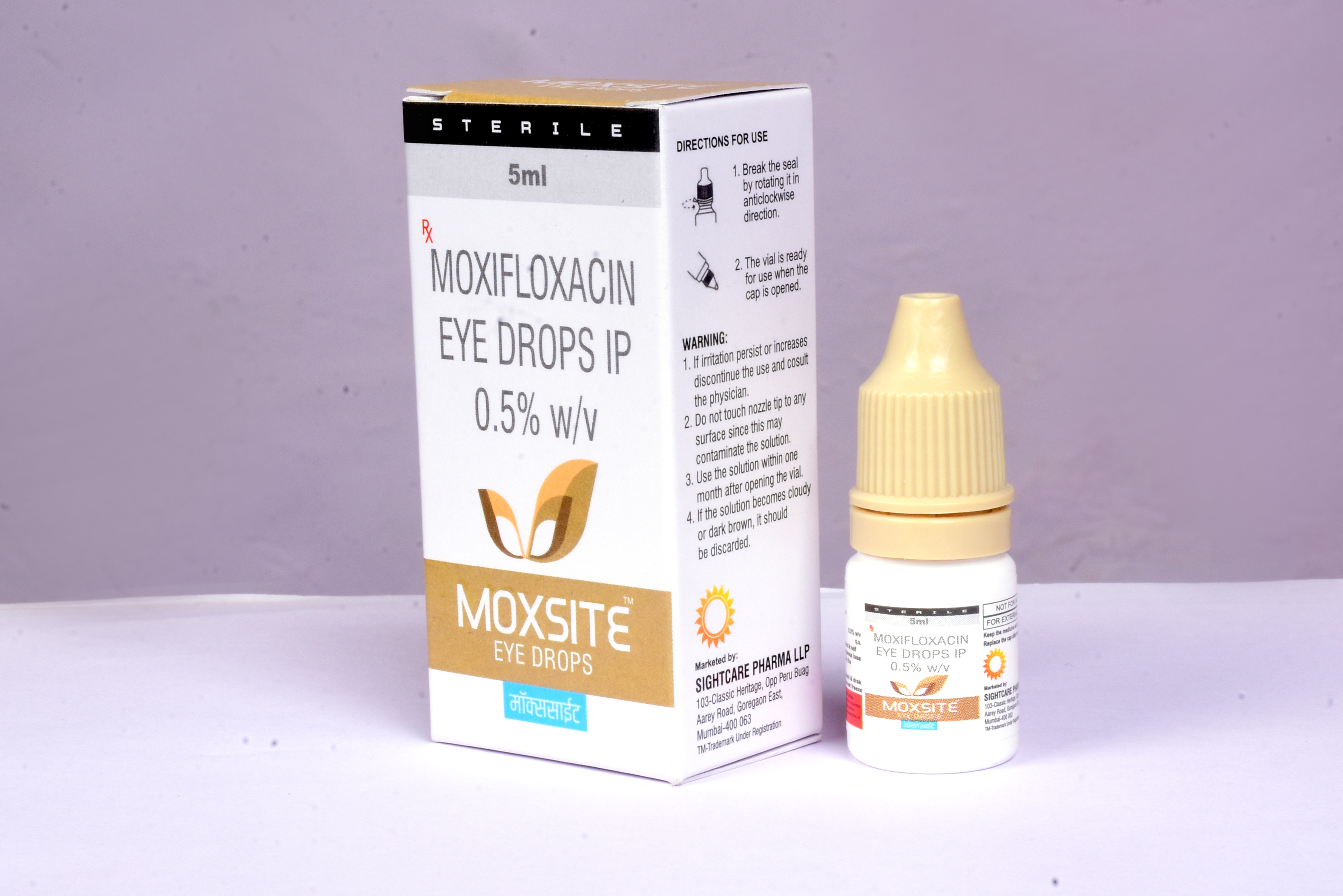 Moxsite eye drop